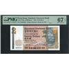 Image 1 : Standard Chartered Bank, 1985, $20, A665532. PMG 67EPQ. A Prefix.