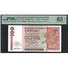 Image 1 : Standard Chartered Bank, 1986, $100, AN999996. PMG 65EPQ. Almost Solid #9.