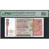 Image 1 : Standard Chartered Bank, 1987, $100, AW560310. PMG 65EPQ. Key Date.