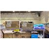Image 2 : 2 SHELVES OF GARBAGE BAGS, DISPOSABLE FORKS AND MORE