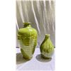 Image 1 : IMAX 7900 CERAMIC VASE 19" X 11" RETAIL $148 & TOYO RAINFOREST CERAMIC VASE 13" X 8" RETAIL $119,99