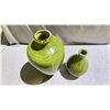 Image 2 : IMAX 7900 CERAMIC VASE 19" X 11" RETAIL $148 & TOYO RAINFOREST CERAMIC VASE 13" X 8" RETAIL $119,99
