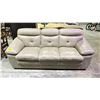 Image 2 : LEATHER SOFA 90"L (MINOR SCUFFS)