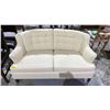 Image 2 : FABRIC TUFTED LOVE SEAT 58"L