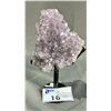 Image 1 : 11" 2.80KG NATURAL DOUBLE SIDE AMETHYST WITH CALCITE $3300.00