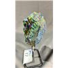 Image 2 : 10" X 6.5" AMETHYST TITANIUM AURA ON STAND $2500.00