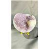 Image 1 : 6.4" AMETHYST WITH CALCITE SPHERE $2500.00