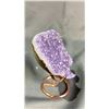 Image 2 : 4.5" X 4.5" AMETHYST LAVENDER HEART $2300.00