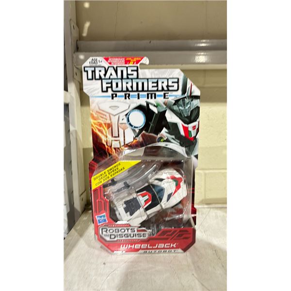 HASBRO TRANSFORMERS PRIME ROBOTS IN DISGUISE WHEELJACK WITH DOUBLE SWORDS