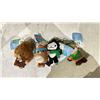 Image 2 : 3 NHL PLAYER FIGURES INCLUDING; RAYCROFT, CROSBY & SUNDIN & 2010 OLYMPICS STUFFED KEYCHAIN ANIMALS