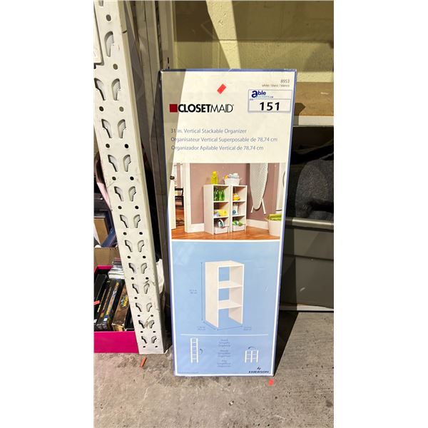 CLOSETMAID 31" VERTICAL STACKABLE ORGANIZER