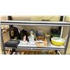 Image 1 : SHELF OF ASSORTED ITEMS INCLUDING; HOME DECOR, KITCHENWARE, CASINO NIGHT GAME SET & MORE