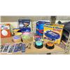 Image 2 : SHELF OF ASSORTED ITEMS INCLUDING; COLLECTIBLE SPOONS, EGG BOILER, FOOD SCALE & MORE
