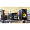 Image 2 : SHELF OF ASSORTED ITEMS INCLUDING; REALISTIC STEREO POWER P.A. AMPLIFIER, BEHRINGER EUROLIVE B205D