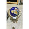 Image 2 : GEMSTONE GLOBE WITH COMPASS ON STAND 34"H