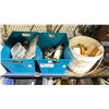 Image 2 : SHELF OF ASSORTED ITEMS INCLUDING; SAW BLADES, HAND SAWS, HARDWARE & MORE