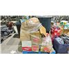 Image 1 : PALLET OF ASSORTED ITEMS INCLUDING; AIR FILTERS, SPINDLE ASSEMBLY, EXACT REPLACEMENT BELTS & MORE
