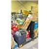 Image 2 : PALLET OF ASSORTED ITEMS INCLUDING; CHRISTMAS TREE, FRAMED ARTWORK, COMPUTER MONITOR & MORE