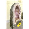 Image 2 : AMETHYST WITH CALCITE CATHEDRAL GEODE 21KG APPROX 14X10" RETAIL $3500