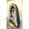 Image 3 : AMETHYST WITH CALCITE CATHEDRAL GEODE 21KG APPROX 14X10" RETAIL $3500