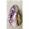 Image 3 : POLISHED AMETHYST BRAZIL APPROX 5.4X3.7" RETAIL $1100