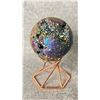 Image 1 : AMETHYST TITANIUM AURA SPHERE APPROX 2.5" RETAIL $600