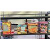 Image 1 : SHELF OF ASSORTED VINTAGE GAMES & TOYS