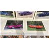 Image 2 : LOT OF 5 ASSORTED MUSCLE CAR PRINTS 20" X 16"