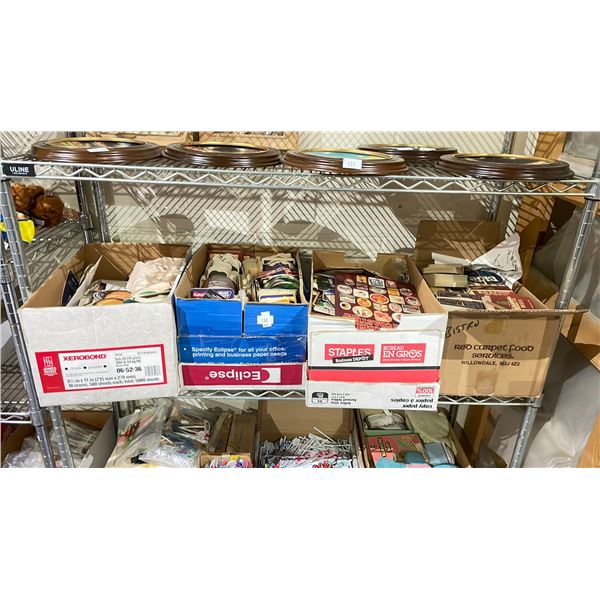 SHELF LOT OF ASSORTED COASTERS