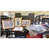 Image 1 : SHELF LOT OF MONTREAL CANADIANS FRAMED PRINT OUT PICTURES, SCARF AND MORE