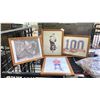 Image 3 : SHELF LOT OF MONTREAL CANADIANS FRAMED PRINT OUT PICTURES, SCARF AND MORE