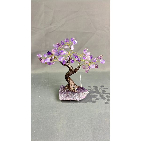 AMETHYST BONSAI TREE 7X8  RETAIL $600
