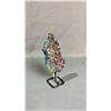 Image 2 : AMETHYST TITANIUM AURA ON STAND APPROX 8" RETAIL $1100