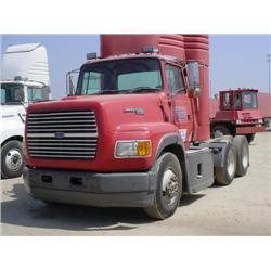 FORD AEROMAX L9000 T/A TRUCK TRACTOR, s/n 1FTYY95R4PVA28520: