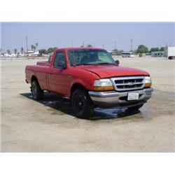 FORD RANGER XLT 4 X 2 PICKUP, s/n 1FTYR10U8WUD04843: