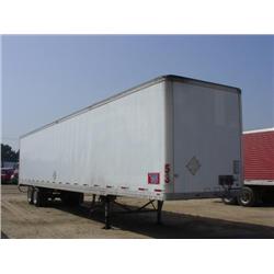 WABASH 53ft. X 102in. T/A ALUMINUM DRY BOX VAN TRAILER, s/n 1JJV532U6NL166156: