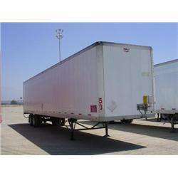 WABASH 53ft. X 102in. T/A ALUMINUM DRY BOX VAN TRAILER, s/n 1JJV532U4NL166110: