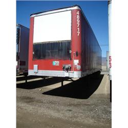 WABASH 48ft. X 102in. T/A ALUMINUM DRY VAN  TRAILER, s/n 1JJE482S8VL401543: