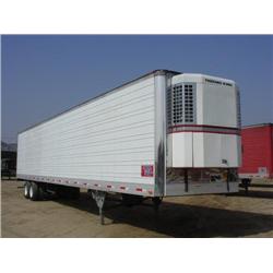 UTILITY 53ft. X 102in. T/A ALUMINUM REEFER TRAILER, s/n 1UYVS2539XU603905: