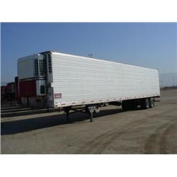 UTILITY 53ft. X 102in. T/A ALUMINUM REEFER TRAILER, s/n 1UYVS2537XU604101: