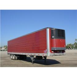 UTILITY 48ft. X 102in. T/A ALUMINUM REEFER TRAILER, s/n 1UYVS2483XU710509: