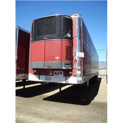 UTILITY 48ft. X 102in. T/A ALUMINUM REEFER TRAILER, s/n 1UYVS2481XU710508: