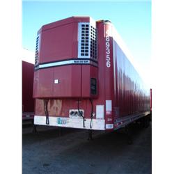 UTILITY 48ft. X 102in. T/A ALUMINUM REEFER TRAILER, s/n 1UYVS2482PU065402: