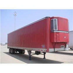 UTILITY 48ft. X 102in. T/A ALUMINUM REEFER TRAILER, s/n 1UYVS2483PU984907: