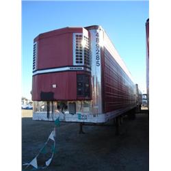 WABASH 48ft. X 102in. T/A ALUMINUM REEFER TRAILER, s/n 1JJV482SONL158195:
