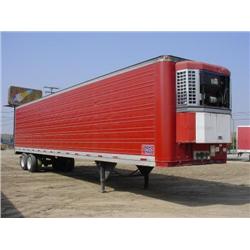 TRAILMOBILE 48ft. X 102in. T/A ALUMINUM REEFER TRAILER, s/n 1PT01ANHXM9000820: