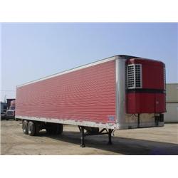 FRUEHAUF 48ft. X 102in. T/A ALUMINUM REEFER TRAILER, s/n 1H2R0482XJH020707: