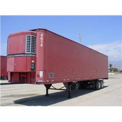 TRAILMOBILE 45ft. X 96in. T/A ALUMINUM REEFER TRAILER, s/n 1PT01AJH9G9004593: