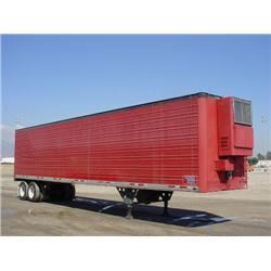 UTILITY 45ft. X 96in. T/A ALUMINUM REEFER TRAILER, s/n 1UYV2452CU721309