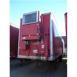 KIDRON 28ft. X 96in. S/A ALUMINUM REEFER TRAILER, s/n 1K9111314K1054627: